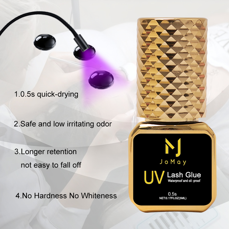 Eyelash Extension Uv - JOMAY 5ml Lashes Adhesive 0.5S for