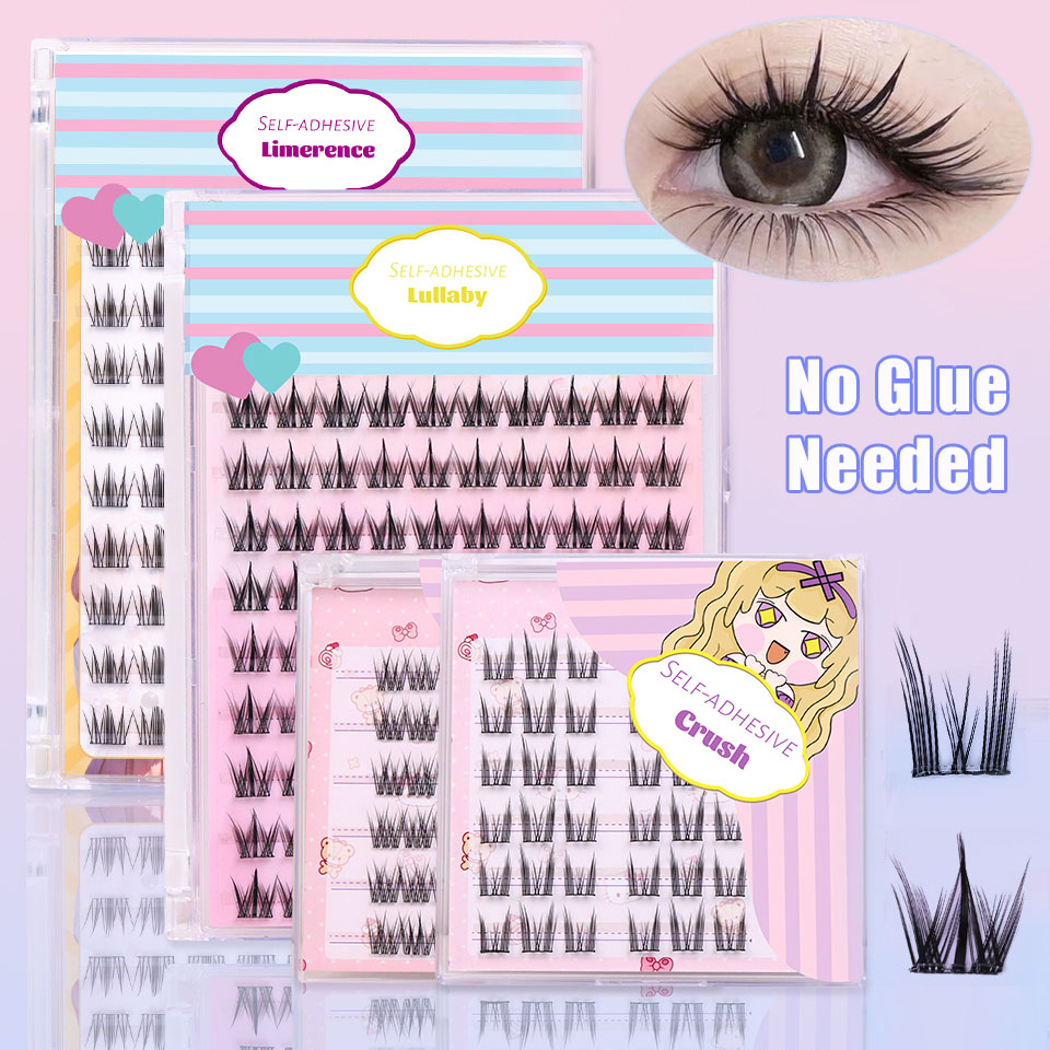Eyelash Extension Korean - Self Adhesive DIY Lashes No Glue