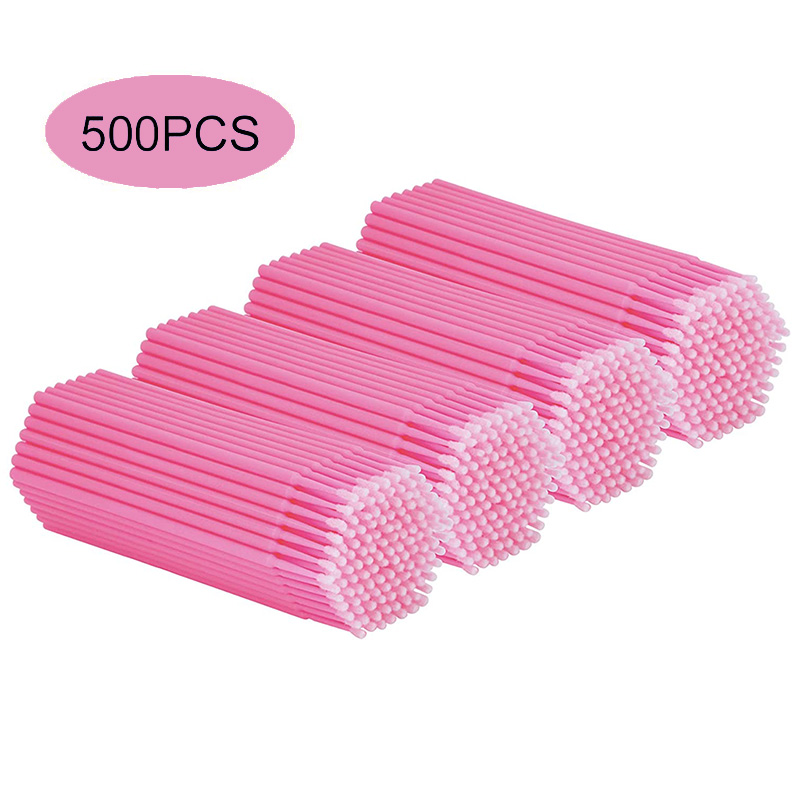 Eyelash Extension Eyeliner - 500pcs/lot Eyelash Extension Cleaning Swabs Lash