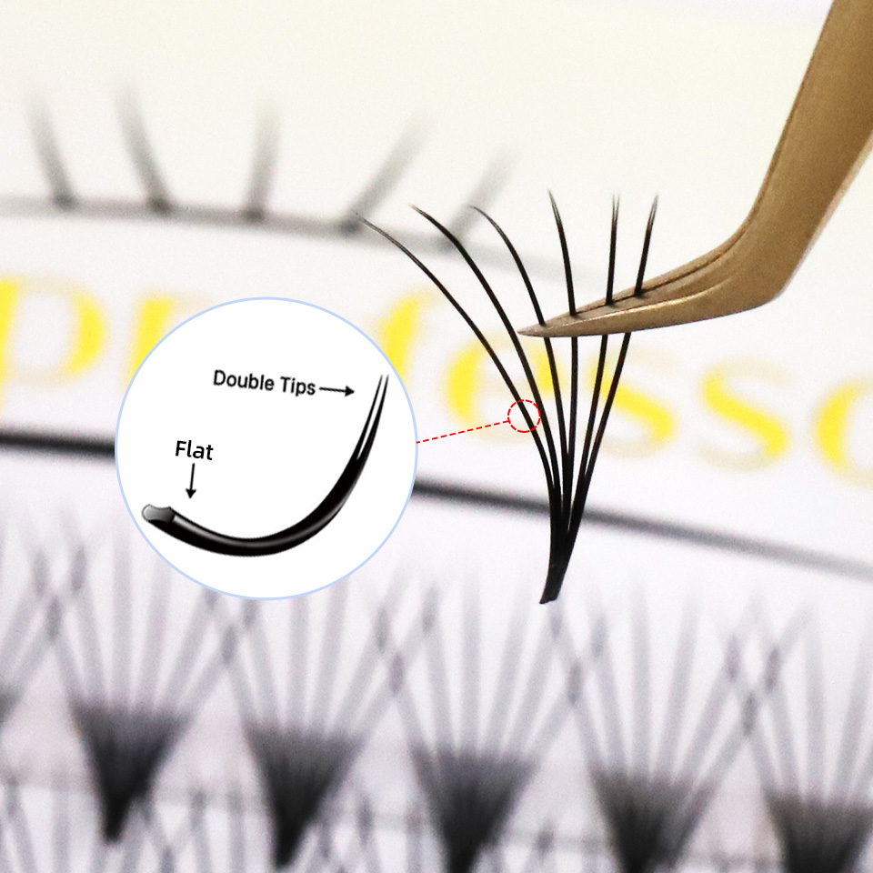 Eyelash Extension Korean - Flat Premade Eyelash Fan 3D 4D