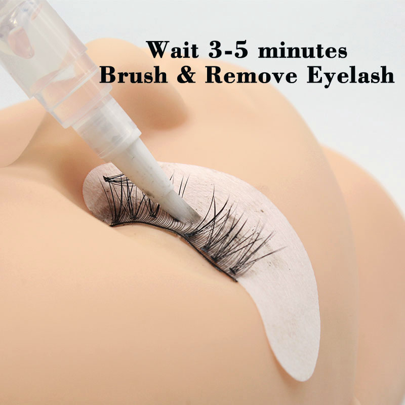 Eyelash Extension Remover Gel - Navina Safe Lash Glue Remover Brush