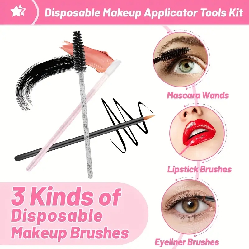 80pcs Professional Makeup Brus - Eyelash Extension Eyeliner recension och pris