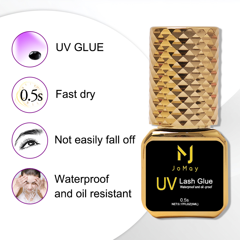 JOMAY 5ml Lashes Adhesive 0.5S - Eyelash Extension Uv recension och pris