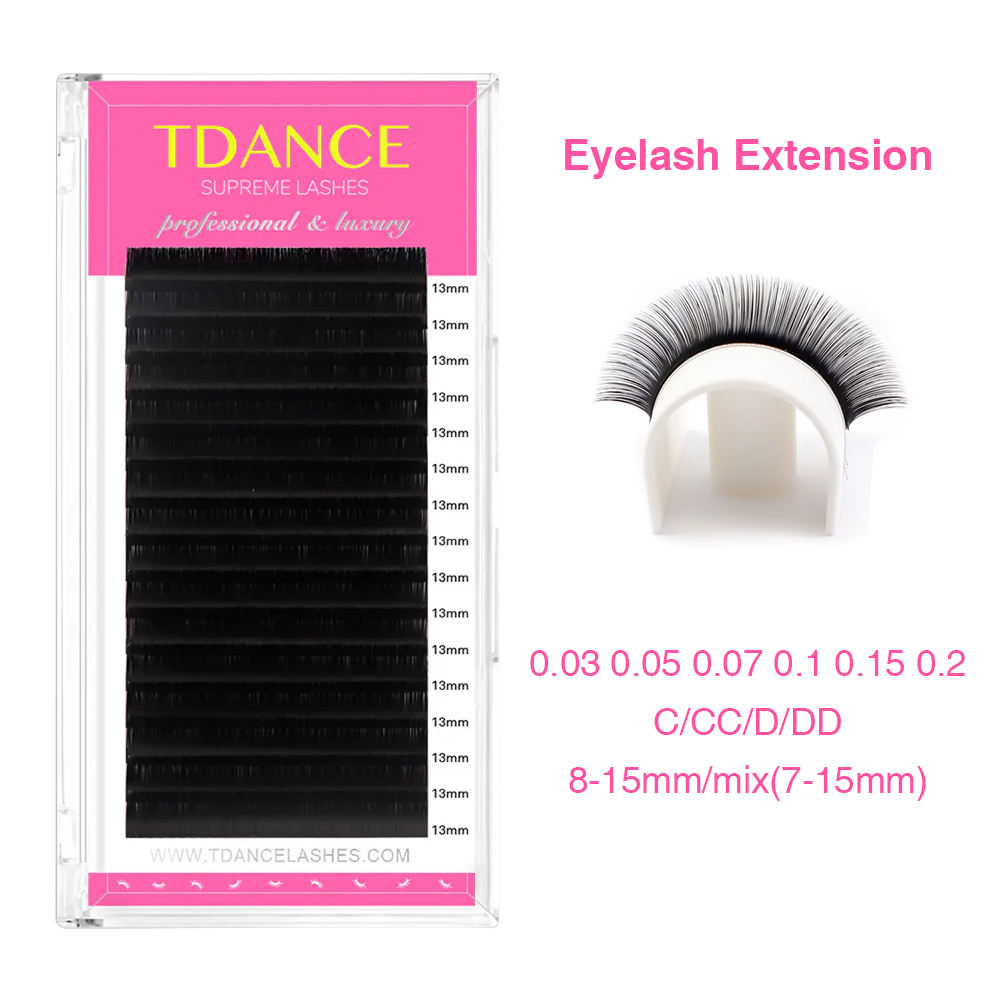 TDANCE Eyelash Extension 16Row - Eyelash Extension Korean recension och pris