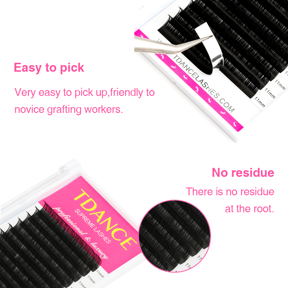 TDANCE Eyelash Extension 16Row - Eyelash Extension Korean recension och pris