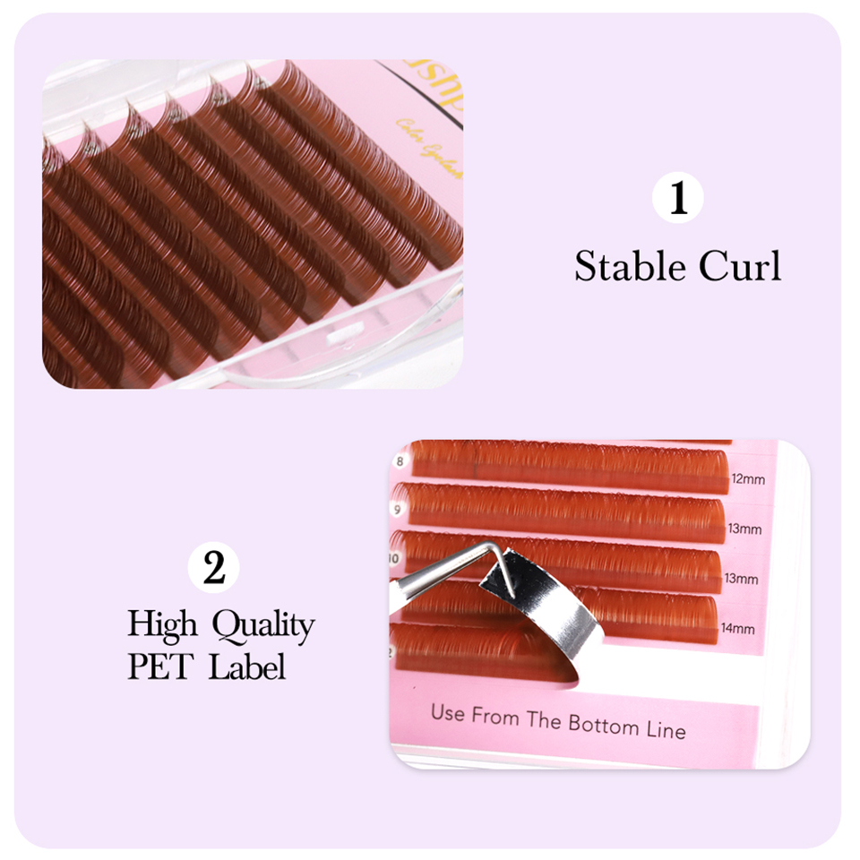 0.05 0.07 Light/Medium/Dark Br - Eyelash Extension Medium recension och pris