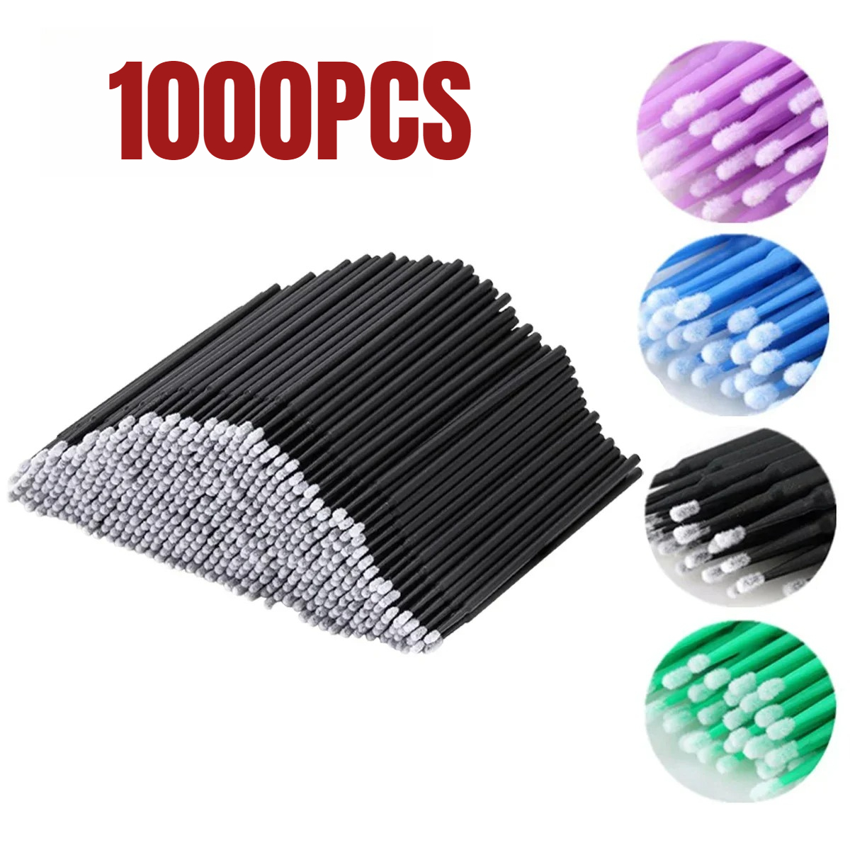 1000/500PCS Eyelash Cleaning B - Eyelash Extension Removal recension och pris
