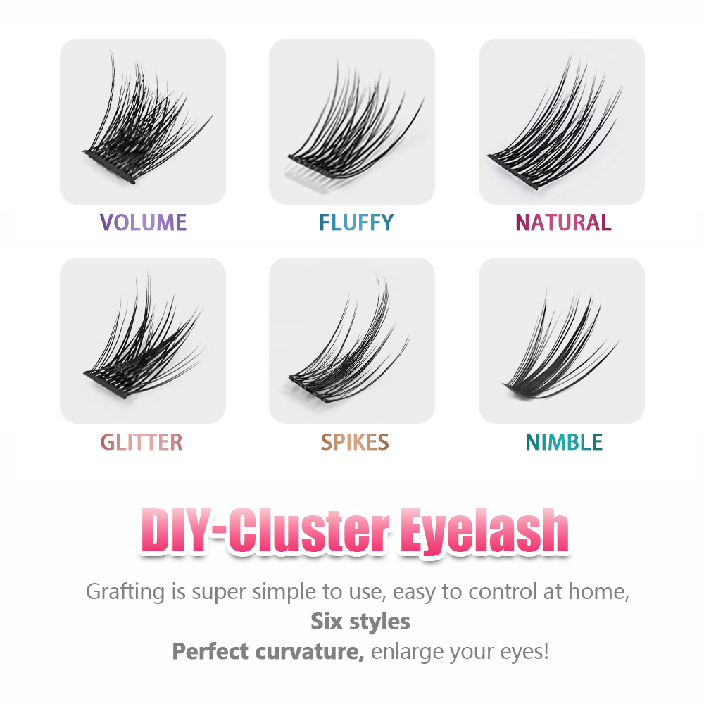 MASSCAKU Lash Clusters DIY Eye - Eyelash Extension Supernatural recension och pris