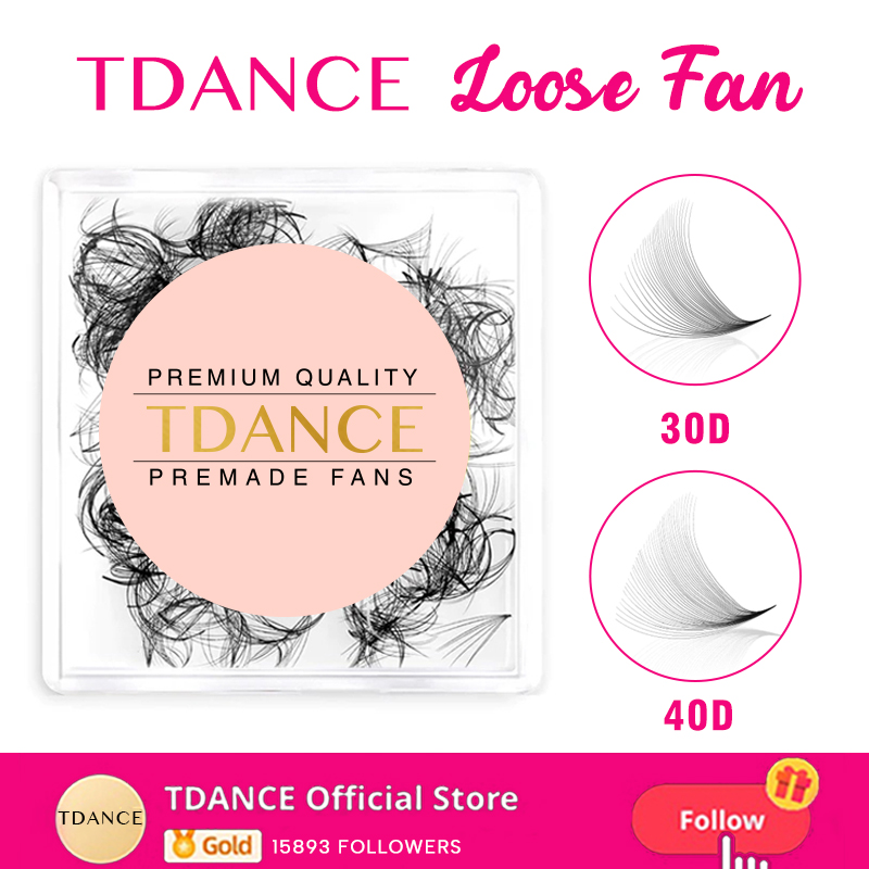 TDANCE 30D/40D Loose Fans Poin - Eyelash Extension Medium recension och pris