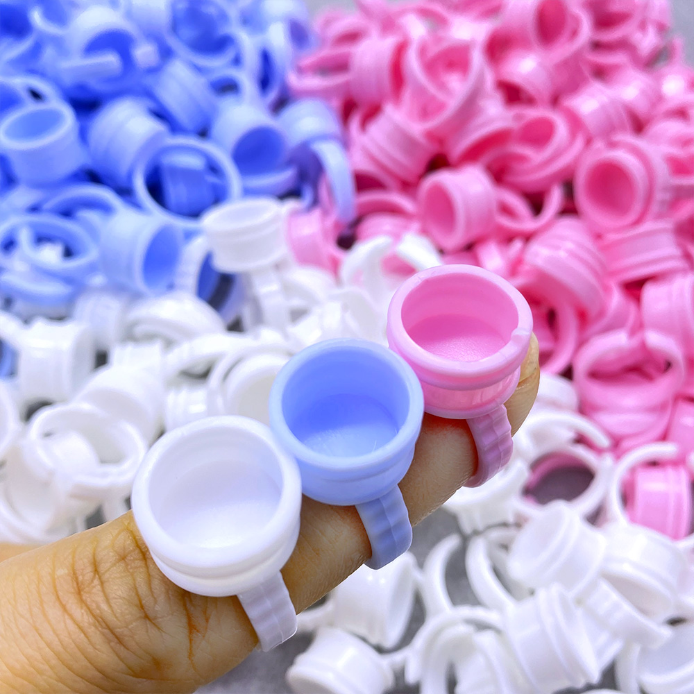 100Pcs Glue Rings For Lashes G - Eyelash Extension Jakarta recension och pris