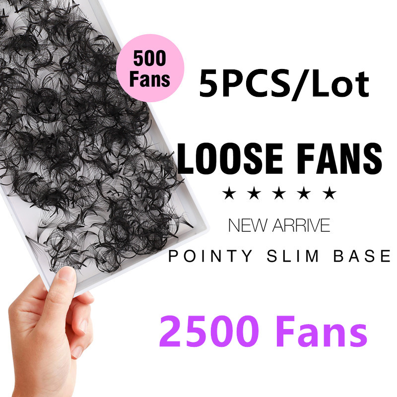 TDANCE 2500 Loose Fans Pointy  - Eyelash Extension Medium recension och pris