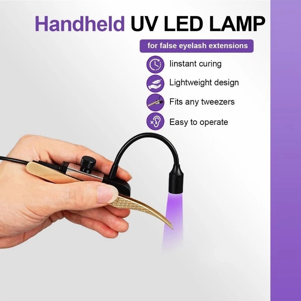 Portable UV Light for Lash Ext - Eyelash Extension Uv recension och pris