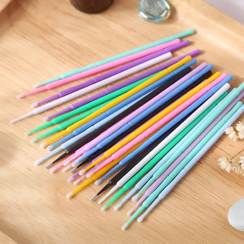 100PCS Removing Swab Micro Bru - Eyelash Extension Removal recension och pris