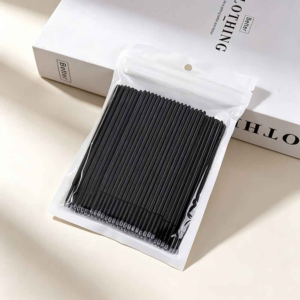 100PCS Removing Swab Micro Bru - Eyelash Extension Removal recension och pris