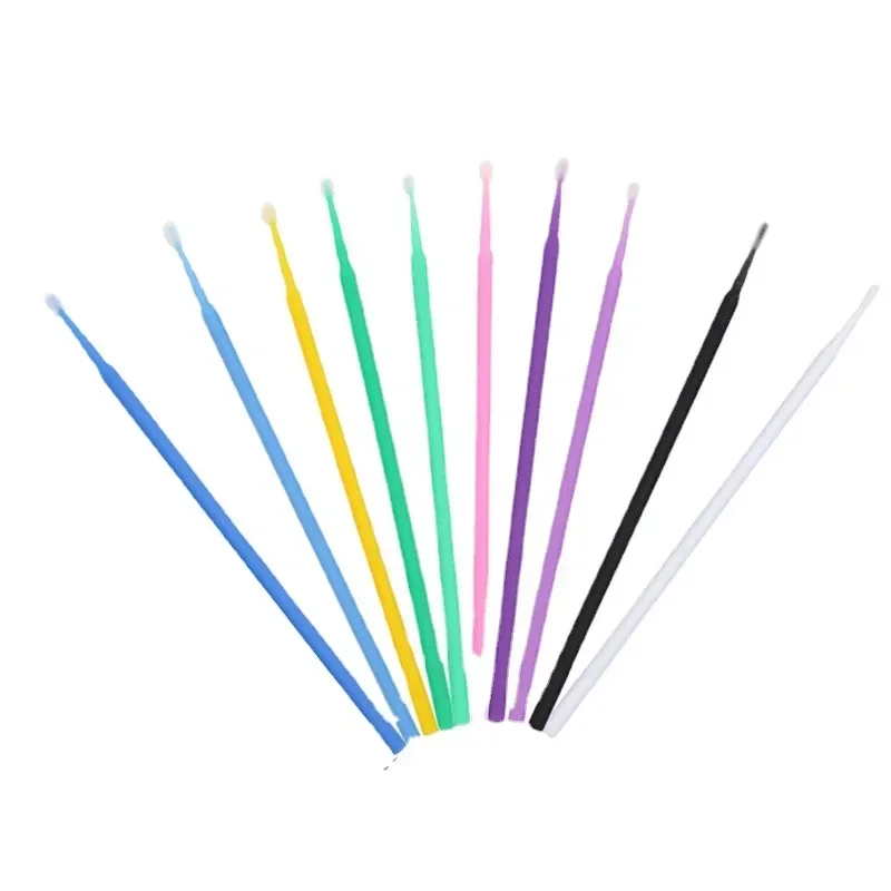 100PCS Removing Swab Micro Bru - Eyelash Extension Removal recension och pris