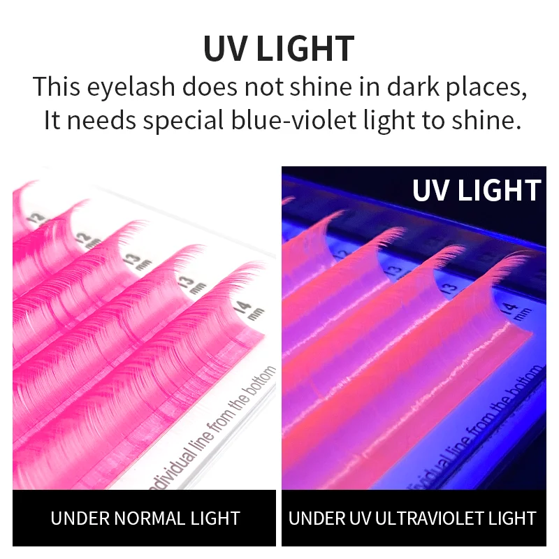 NATUHANAFashion UV Color Eyela - Eyelash Extension Uv recension och pris
