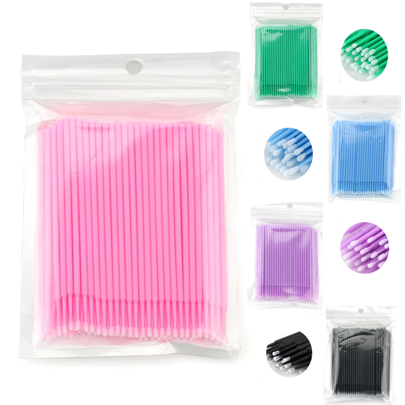 50/100PCS Disposable Micro Bru - Eyelash Extension Removal recension och pris