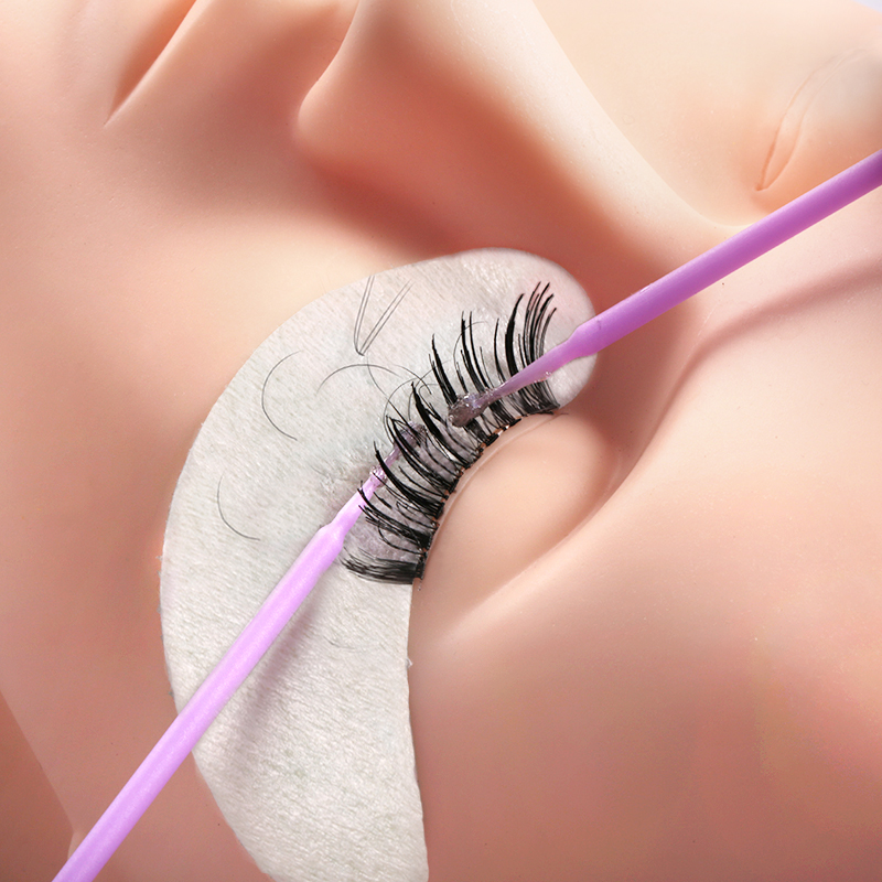 50/100PCS Disposable Micro Bru - Eyelash Extension Removal recension och pris