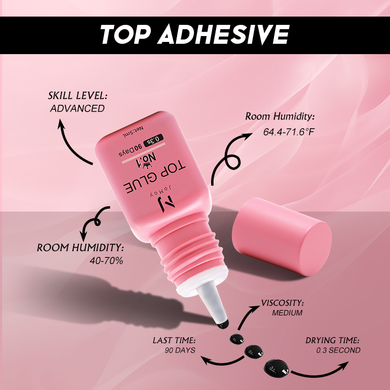 JOMAY Eyelash Glue 0.3S 0.5S 1 - Eyelash Extension Uv recension och pris