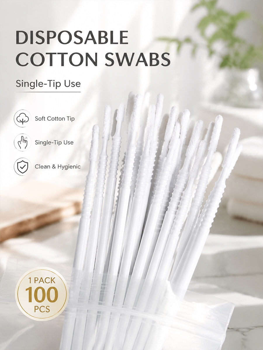 Disposable Long Cotton Swabs E - Eyelash Extension Salon recension och pris
