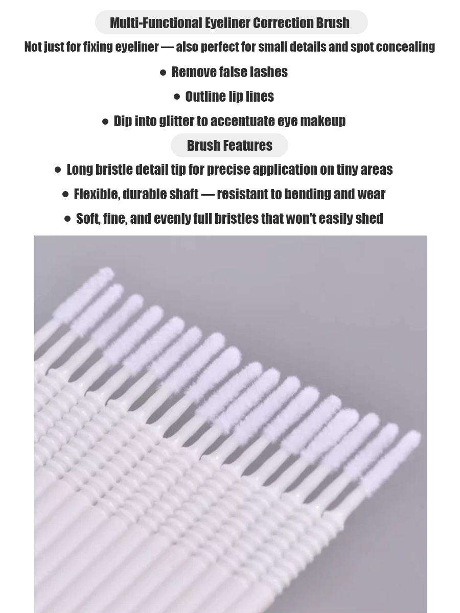 Disposable Long Cotton Swabs E - Eyelash Extension Salon recension och pris