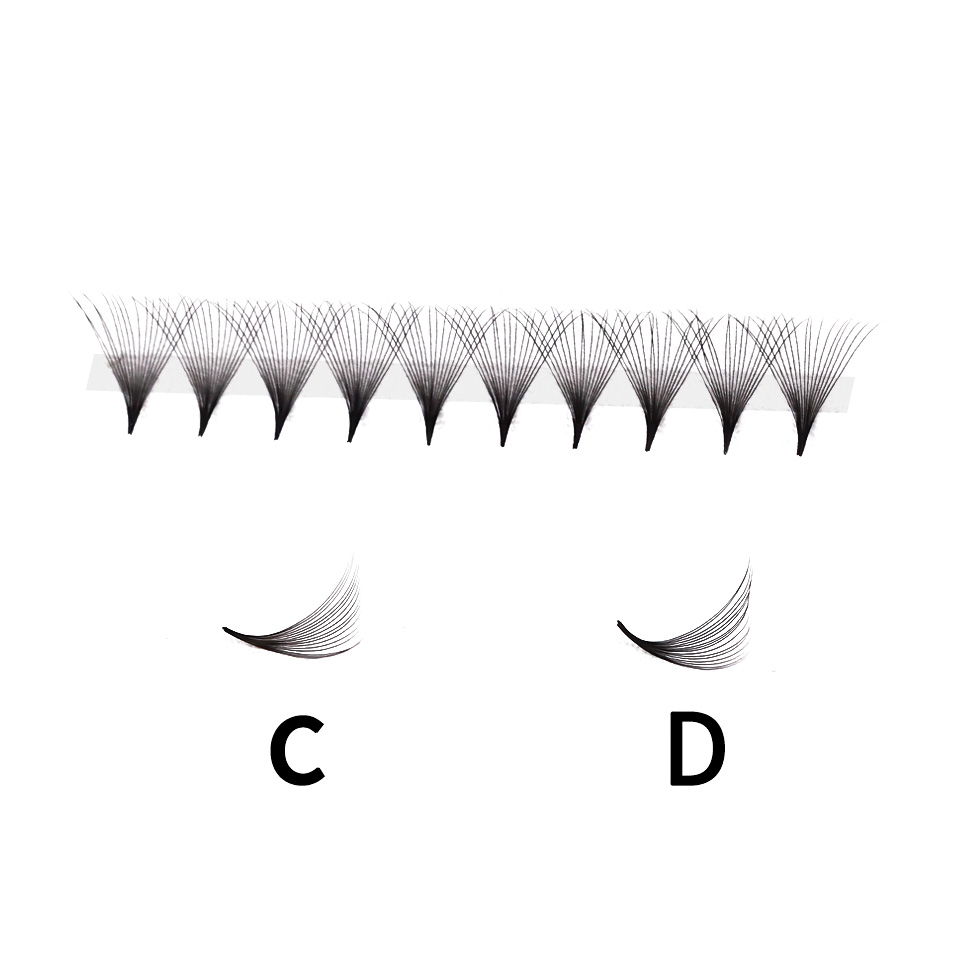 AGUUD 320 Fans Pointy Base Pre - Eyelash Extension Medium recension och pris