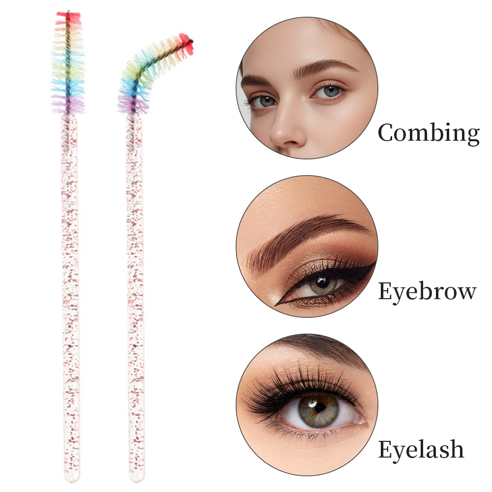 50PCS Rainbow Crystal Eyelash  - Eyelash Extension Jakarta recension och pris