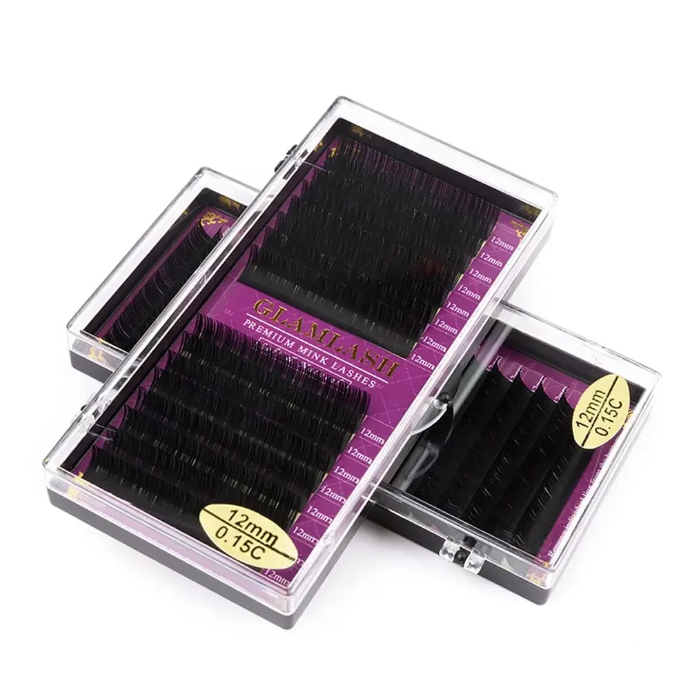 GLAMLASH Wholesale 16Rows BCCC - Eyelash Extension Single Lash recension och pris