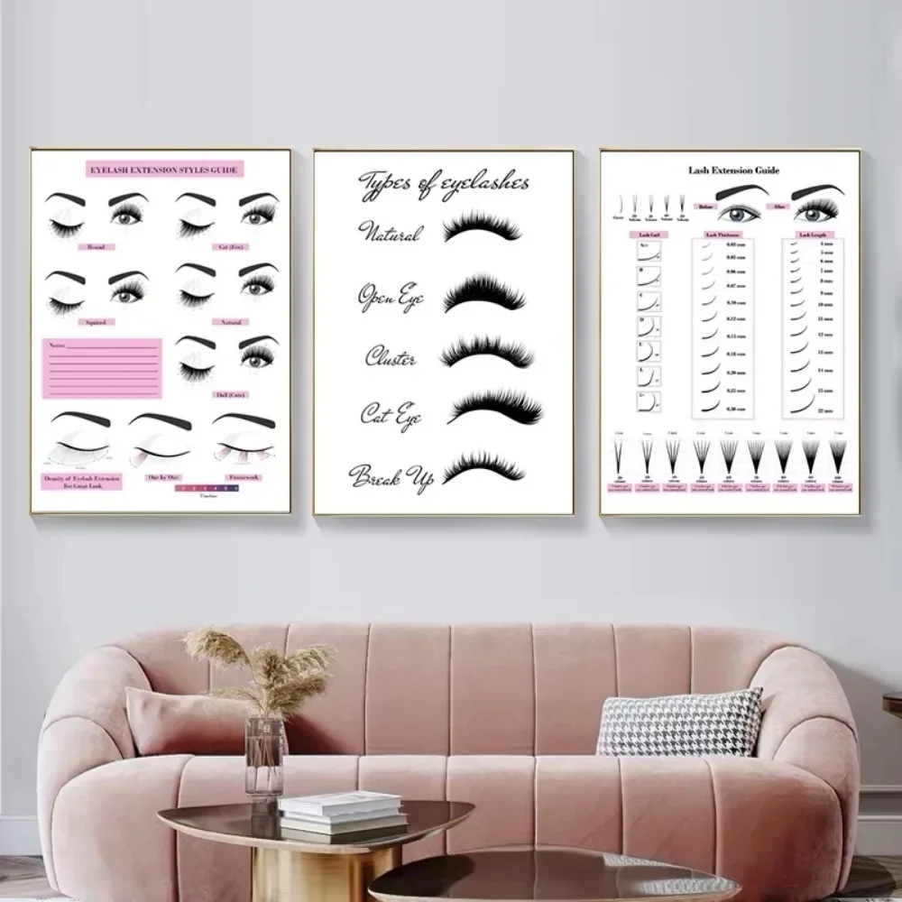 Canvas Painting HD Print Wall  - Eyelash Extension Salon recension och pris