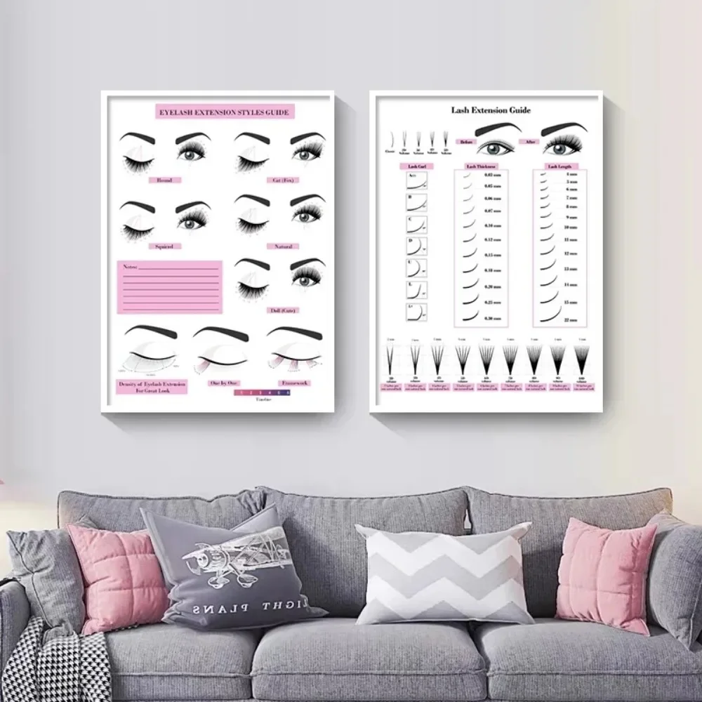 Canvas Painting HD Print Wall  - Eyelash Extension Salon recension och pris