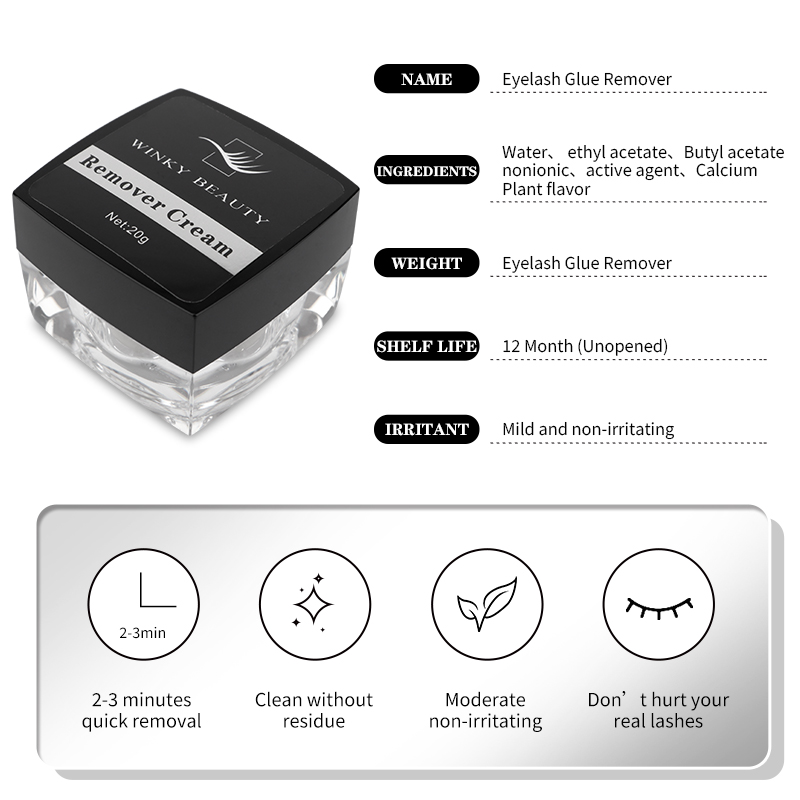 20g  Eyelash Extension Glue Re - Eyelash Extension Remover Gel recension och pris