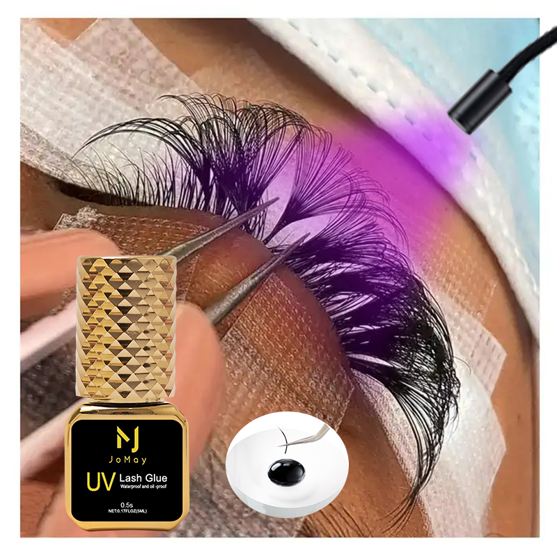 JOMAY Black UV Lash Glue 0.5S  - Eyelash Extension Uv recension och pris