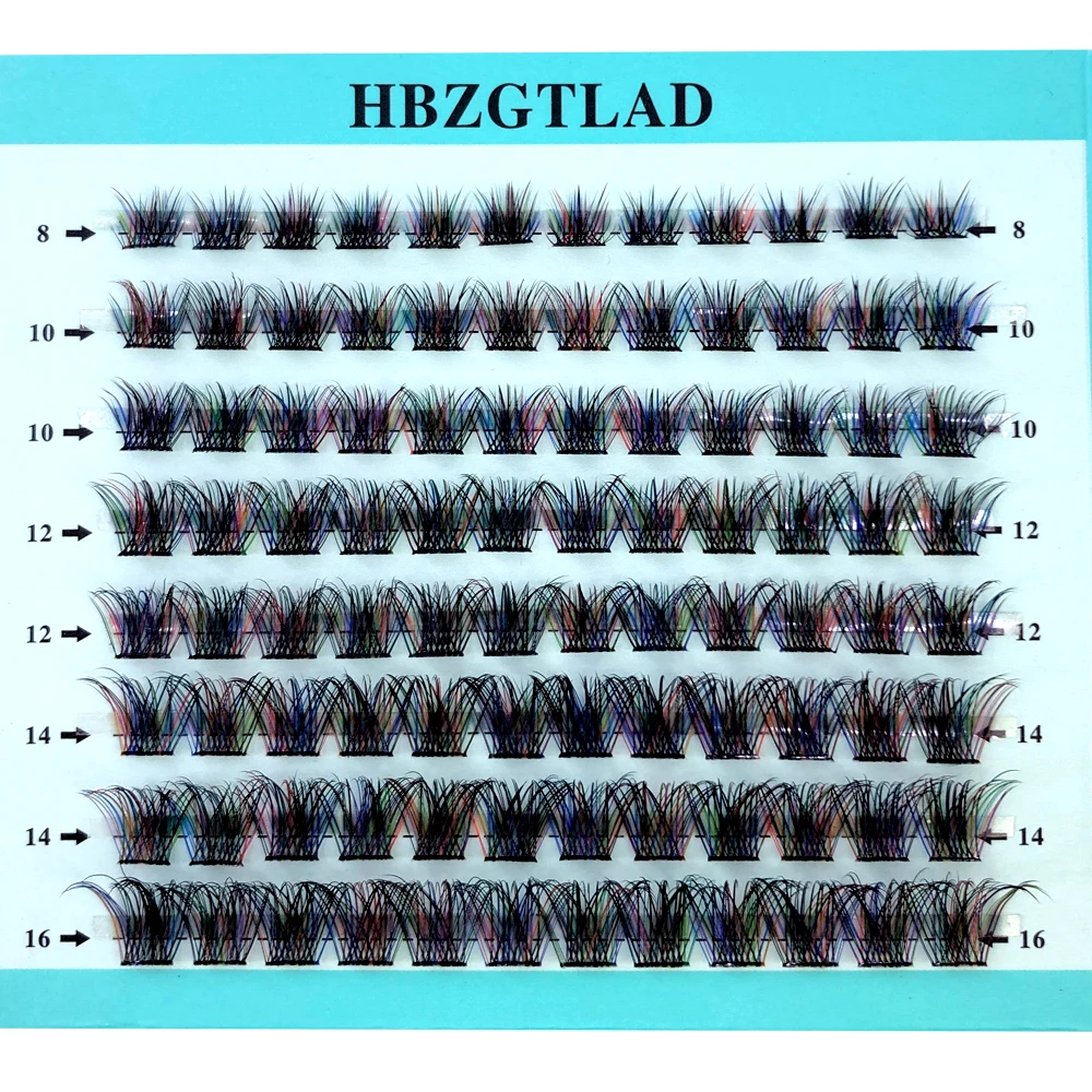 Mix 3D Fluffy Single Cluster F - Eyelash Extension Single Lash recension och pris