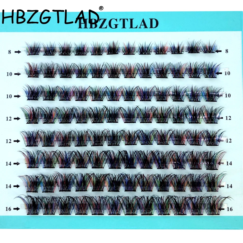 Mix 3D Fluffy Single Cluster F - Eyelash Extension Single Lash recension och pris