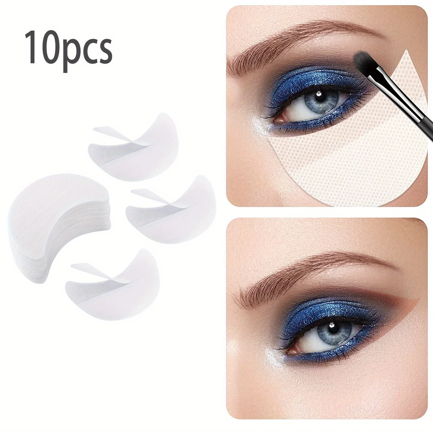10/20Pc Eyeshadow Shields Gel  - Eyelash Extension Eyeliner recension och pris