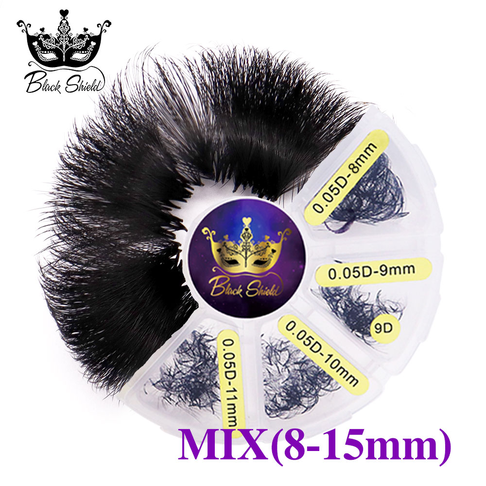1000 Fans Loose Fan Mixed Leng - Eyelash Extension Medium recension och pris