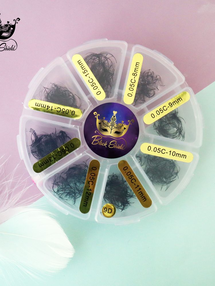 1000 Fans Loose Fan Mixed Leng - Eyelash Extension Medium recension och pris
