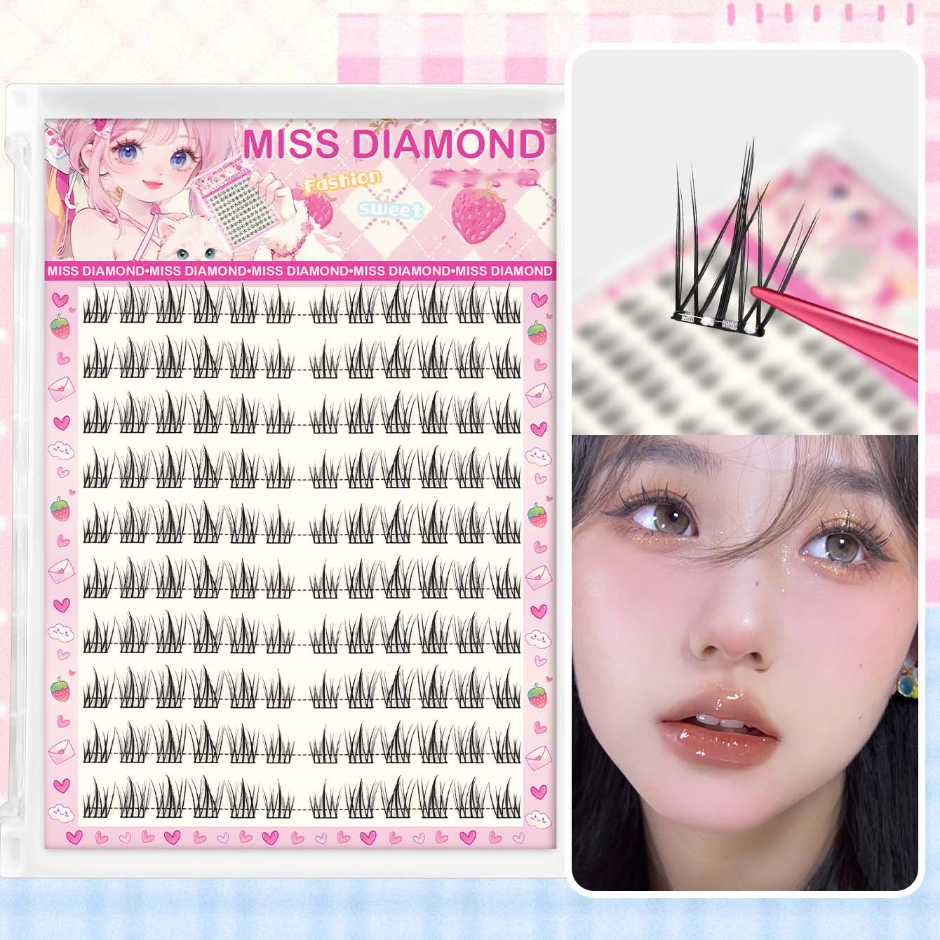 10 Rows of Large Capacity Glue - Eyelash Extension Single Lash recension och pris