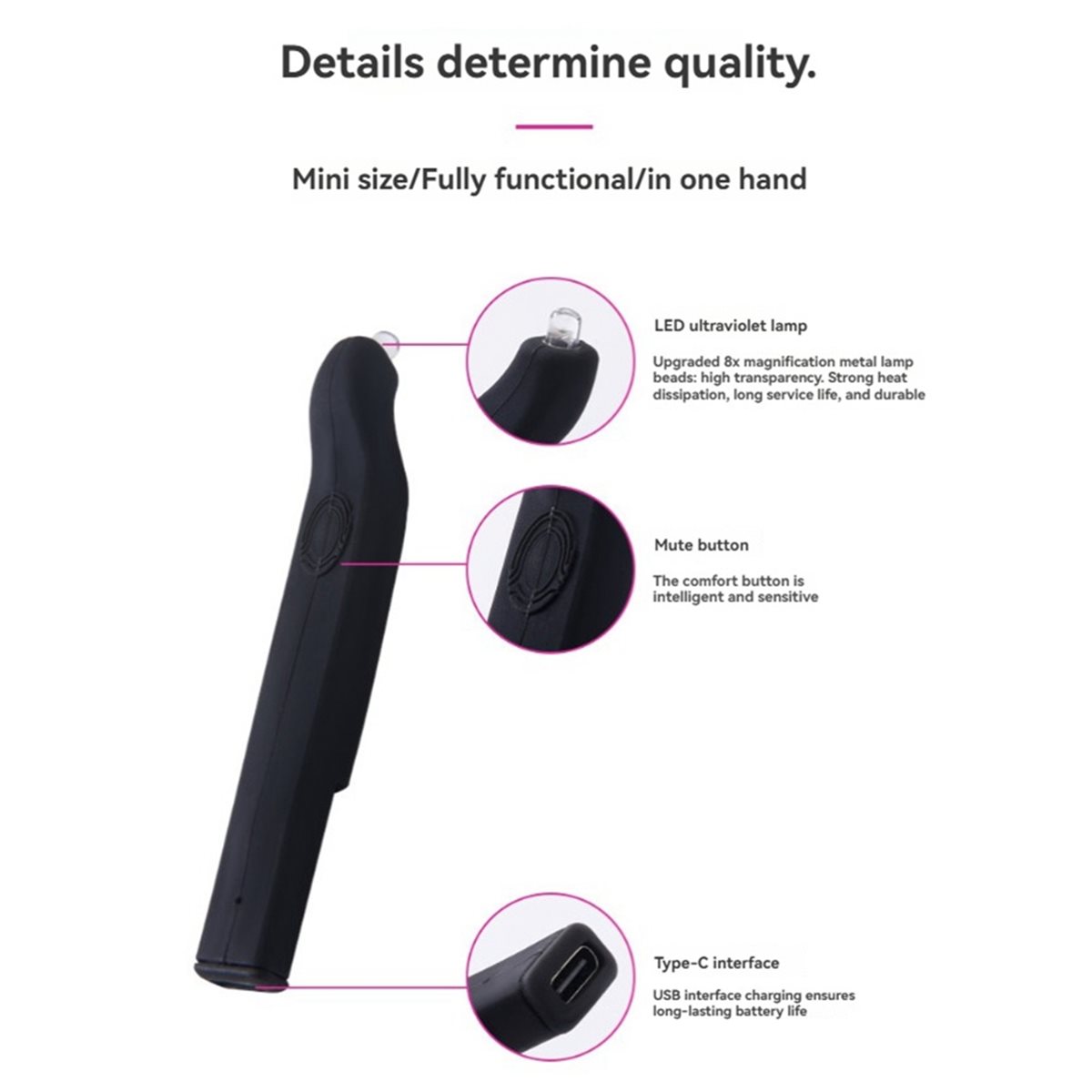 useful UV Rechargeable Tweezer - Eyelash Extension Uv recension och pris