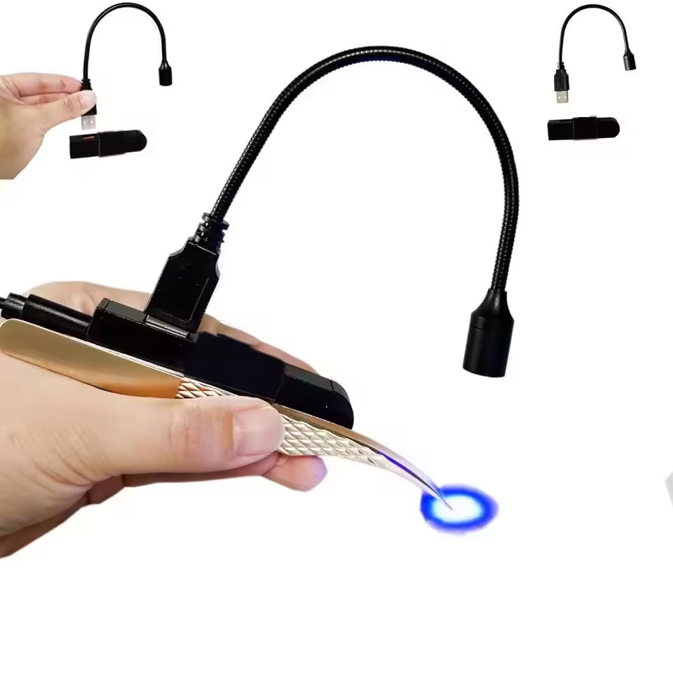 USB lamp head Handheld Tweezer - Eyelash Extension Uv recension och pris