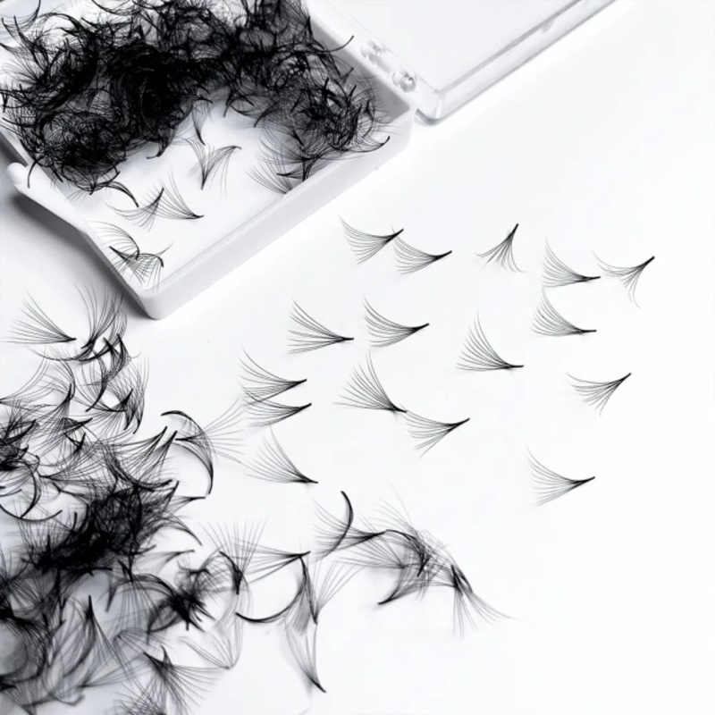 500 Fans Handmade Loose Premad - Eyelash Extension Medium recension och pris