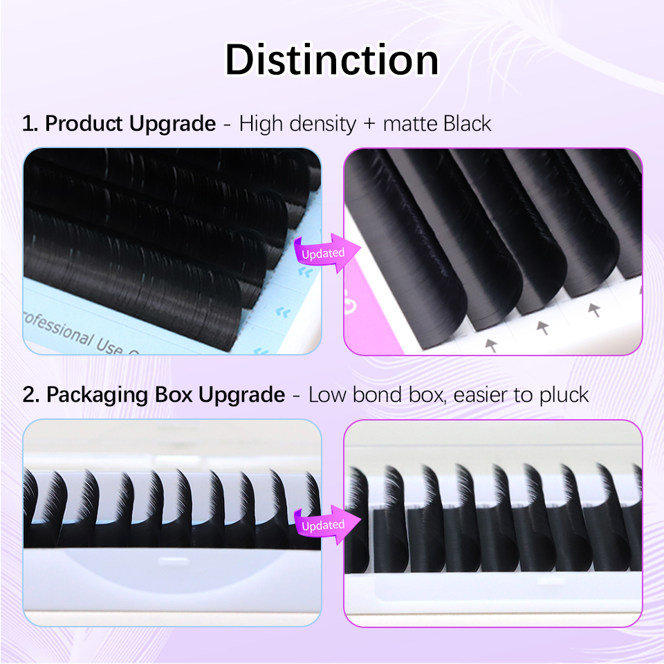 AGUUD 5 trays/lot NEW Super Ma - Eyelash Extension Supernatural recension och pris