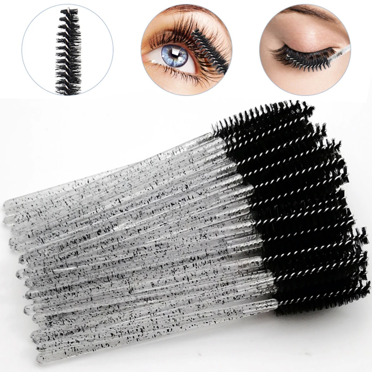 Wholesale 100PCS Mascara Spool - Eyelash Extension Salon recension och pris