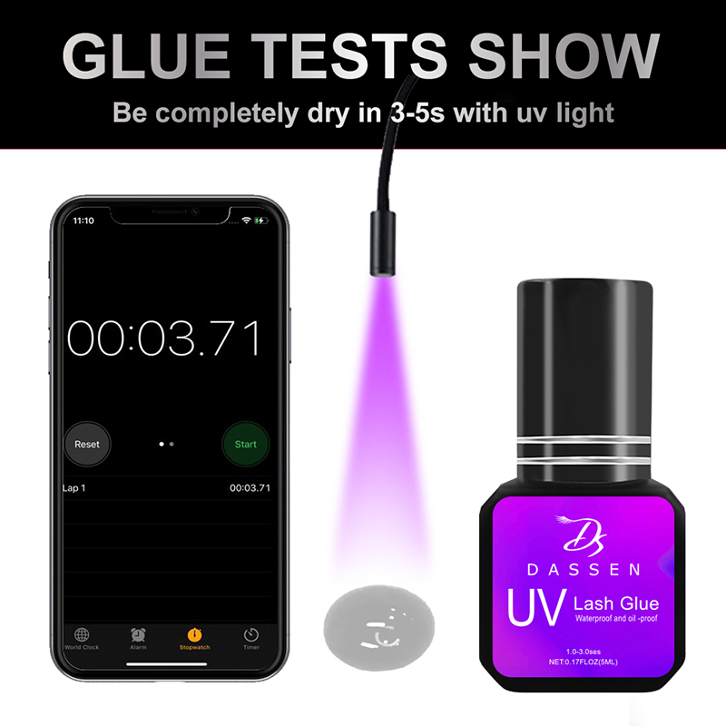 Dassen UV Glue Eyelashes 1s Ey - Eyelash Extension Uv recension och pris